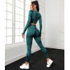Мармуровий комплект Crop top+Leggings marble 03